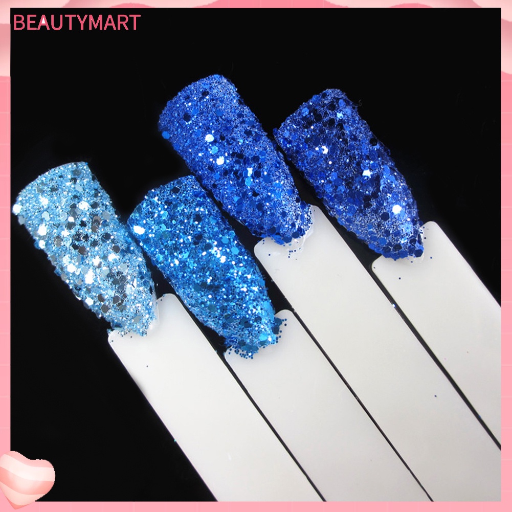 Set 4 Hộp Bột Kim Tuyến Trang Trí Móng Tay Nghệ Thuật