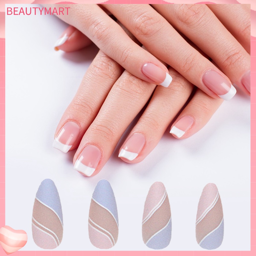 1 Bộ Móng Tay Giả Bằng Nhựa Siêu Mỏng Dễ Sử Dụng