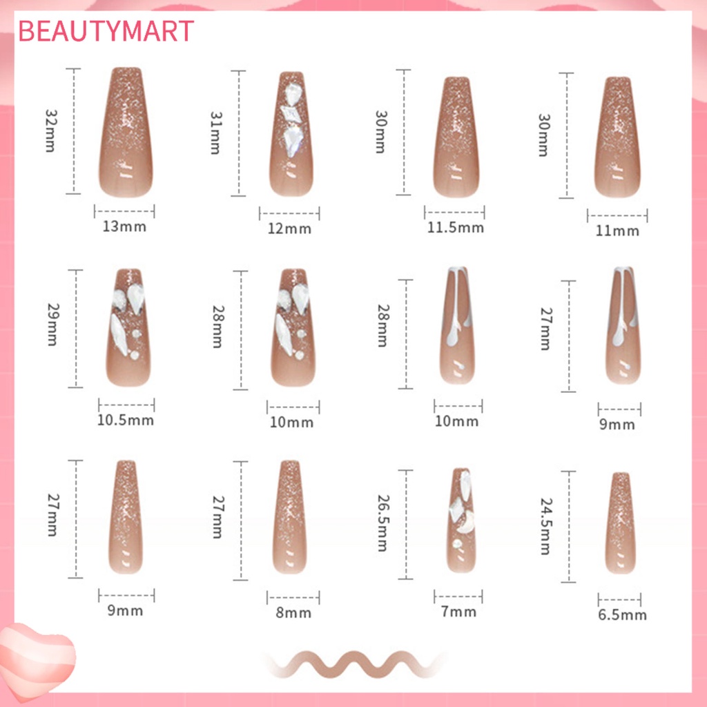 Phụ Kiện Đá ABS Đính Móng Tay Giả Chống Phai Màu Đa Năng Cho Nữ