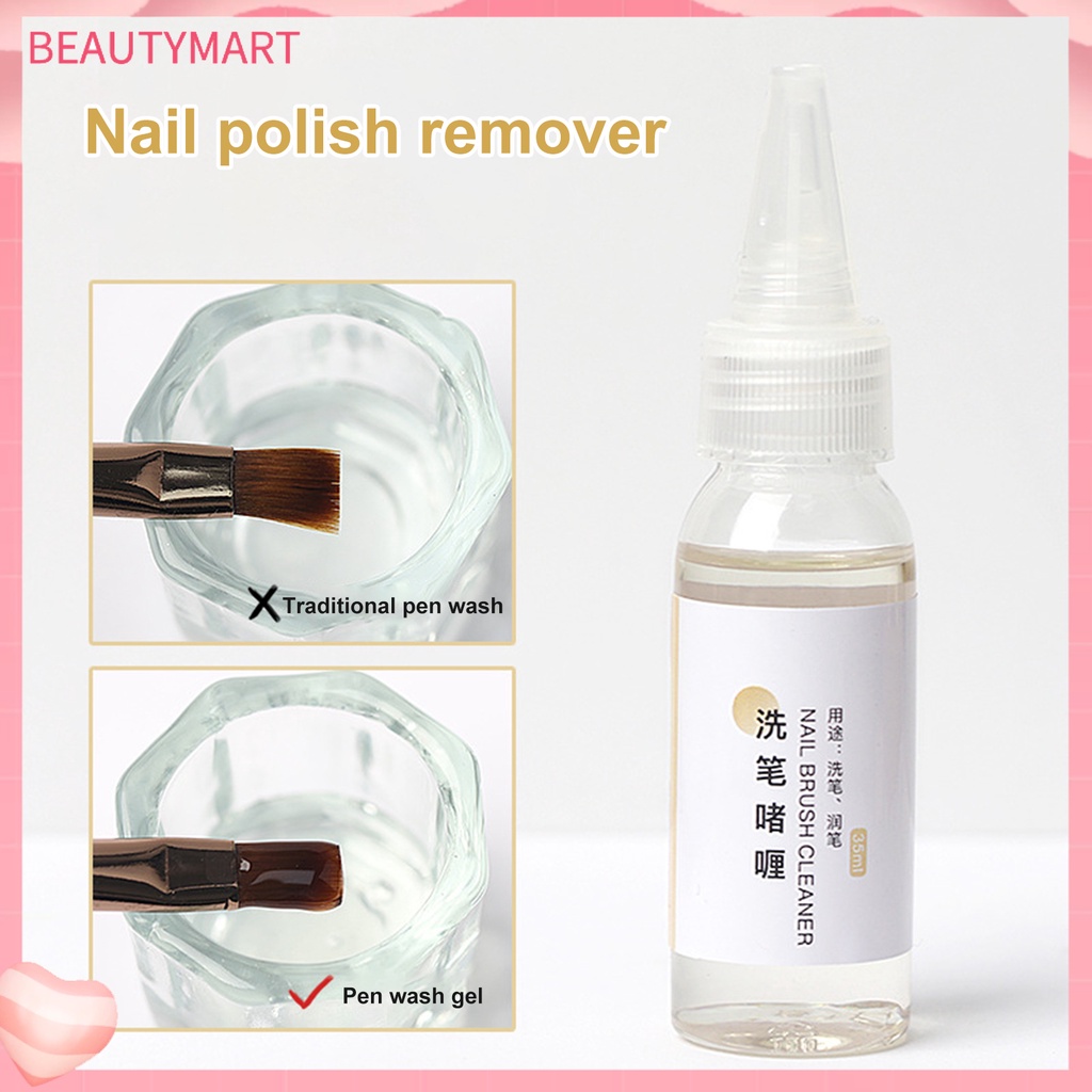 Dung Dịch Vệ Sinh Móng Tay 35ml Gọn Nhẹ Có Thể Tái Sử Dụng