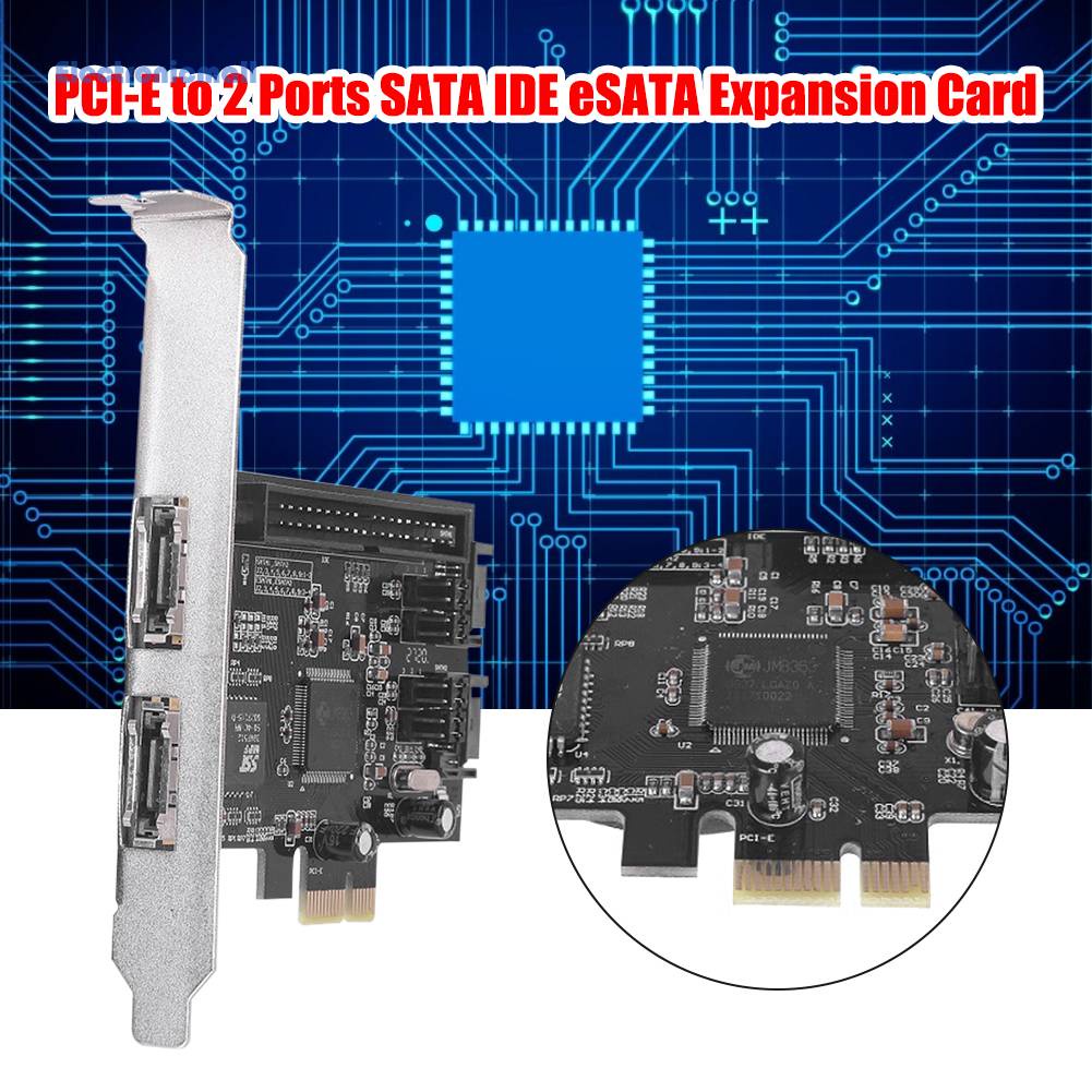 Card Mở Rộng PCI-E PCIe Sang 2 eSATA SATA IDE ElectronicMall01.vn