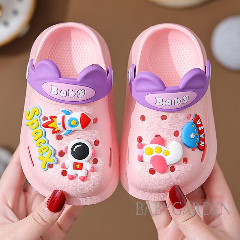 Dép Sandal Nhẹ Không Trơn In Họa Tiết Hoạt Hình Dễ Thương Cho Bé