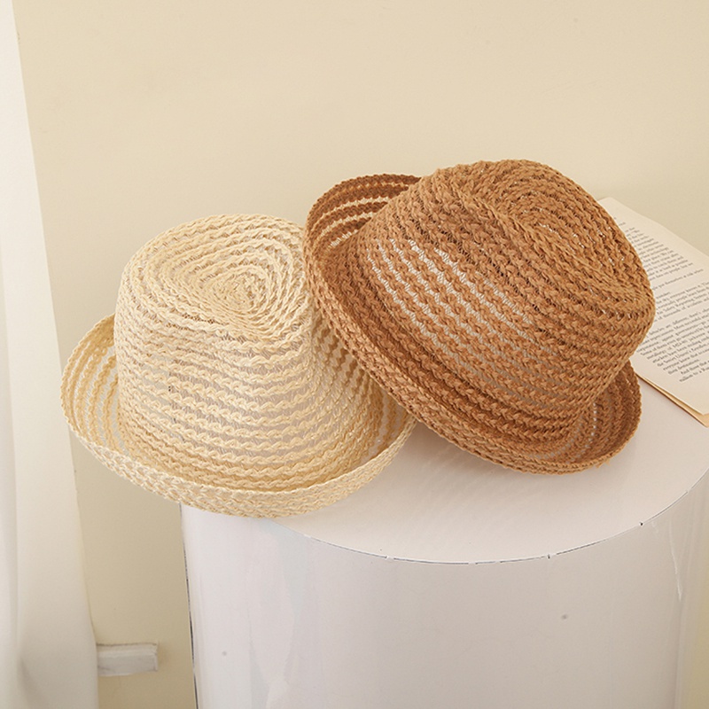 Nón Cối Đi Biển Màu Trơn Thời Trang Mùa Hè Cho Bé Gái Se7en