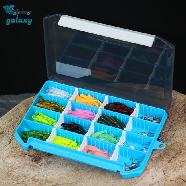 Galaxy Set 216 Mồi Giả Nhử Cá Bằng Nhựa Mềm Kèm Móc Câu