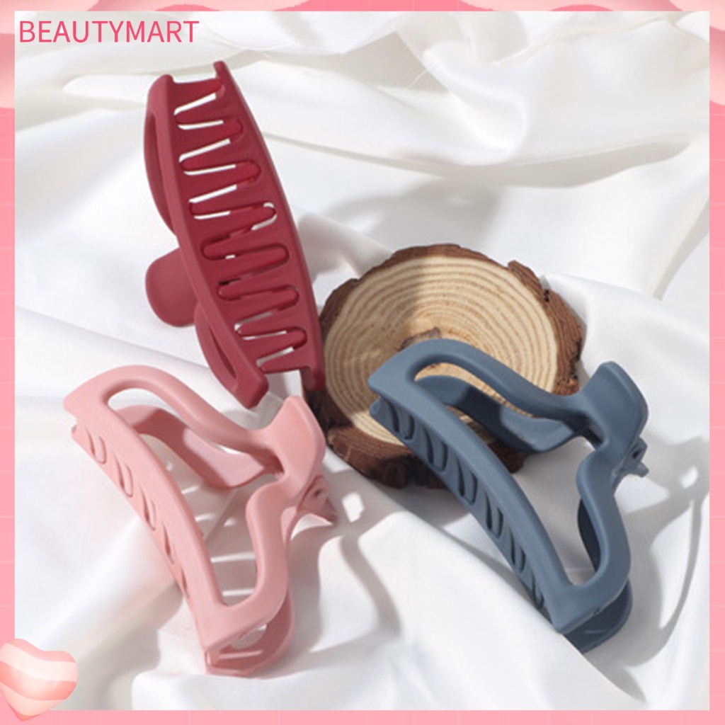 Kẹp Tóc Càng Cua Rỗng Trơn Chống Trượt Kích Thước Lớn Dùng Làm Đạo Cụ Chụp Ảnh