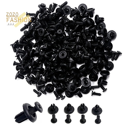 FENDER Set 100 Đinh Tán Nhựa Phụ Tùng Cho Xe Ô Tô