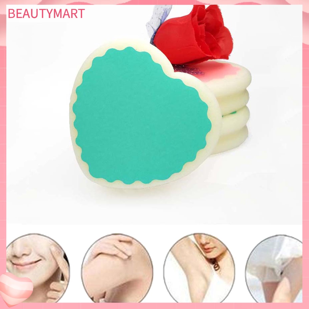 Đệm Xốp Trái Tim Tẩy Lông Không Đau Chăm Sóc Da