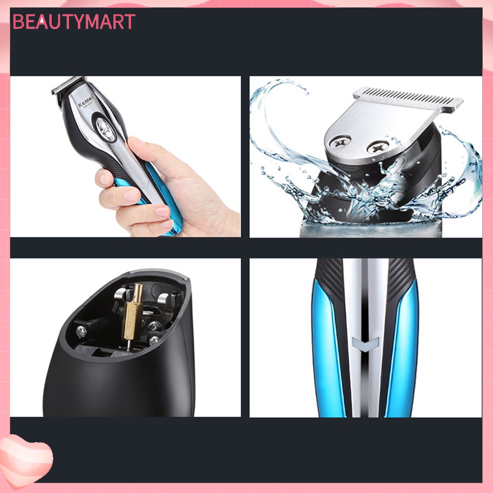 Tông Đơ Điện Cắt Tóc Cạo Râu Chuyên Nghiệp Tiếng Ồn Thấp Có Thể Sạc Lại