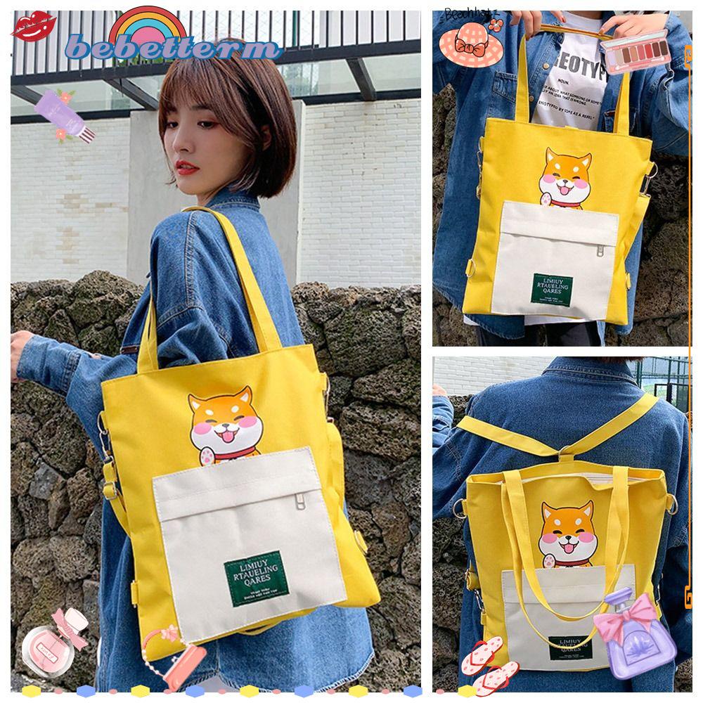BEBETTERM Túi Xách Canvas Cỡ Lớn Đa Năng Tiện Dụng