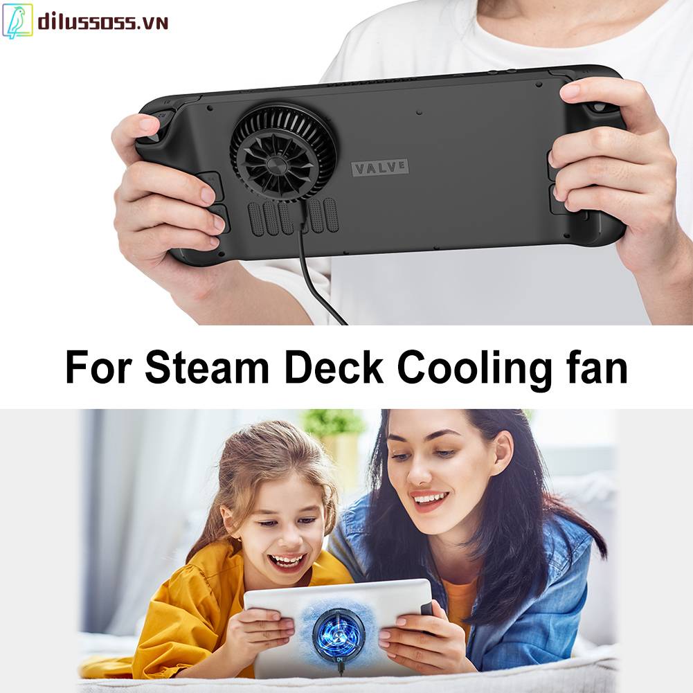 Quạt Làm Mát 2 Trong 1 Từ Tính Không Ồn