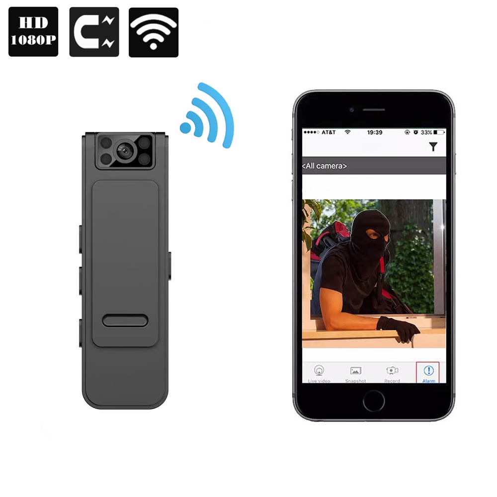 Camera Ghi Hình Mini Kết Nối Wifi Có Nam Châm