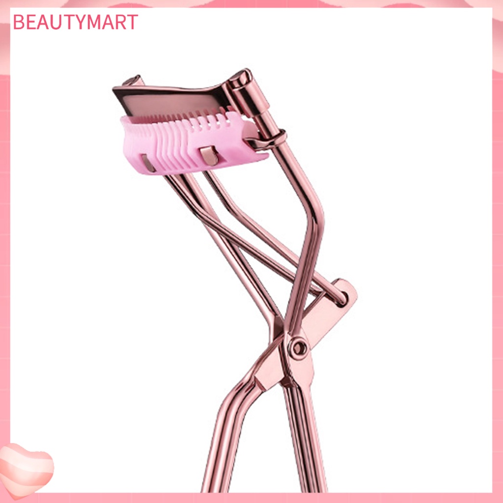 Dụng Cụ Uốn Cong Lông Mi Bằng Cao Su Linh Hoạt Tự Nhiên Lâu Trôi Kèm Lược