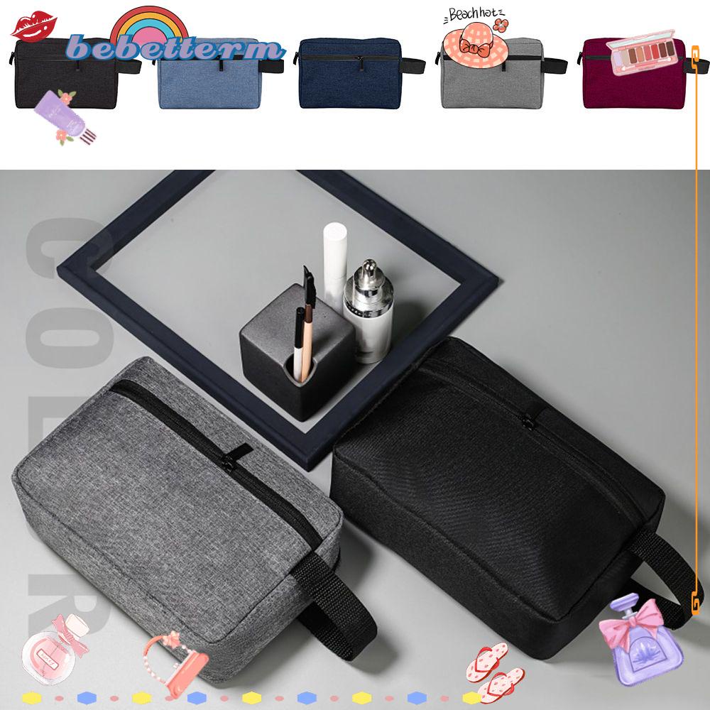 BEBETTERM Túi Đựng Mỹ Phẩm Bằng Vải Canvas Chống Bụi Tiện Dụng Ốp