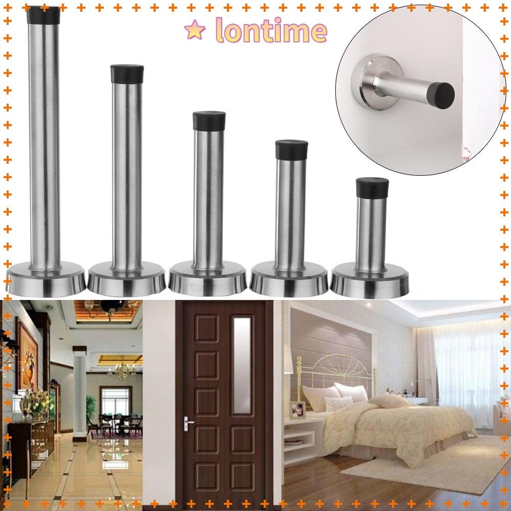 LONTIME Miếng Chặn Cửa Bằng Thép Không Gỉ Chống Va Chạm Tiện Dụng