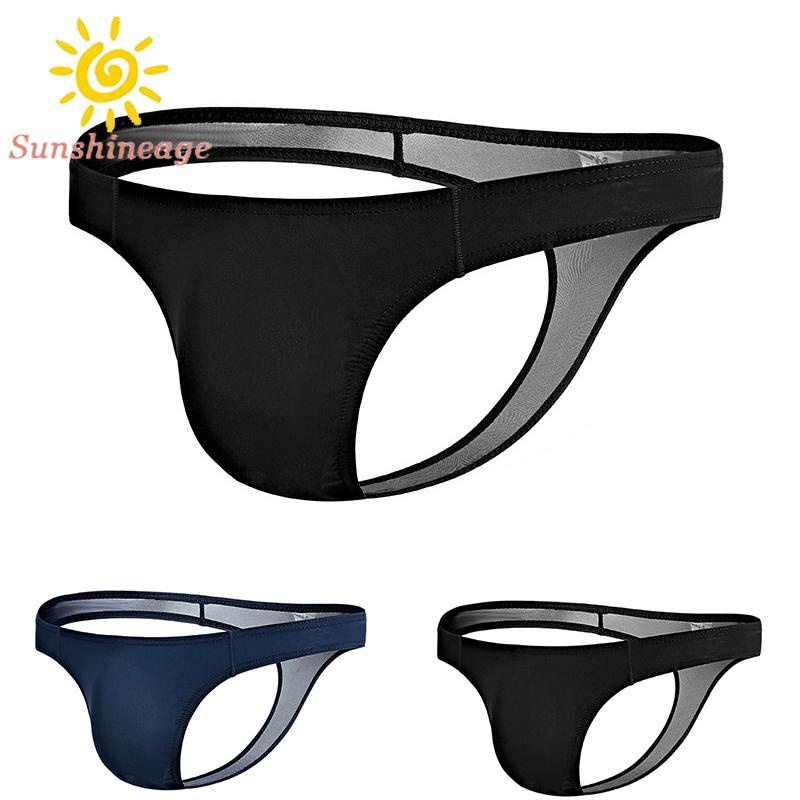 Quần Lót Chữ T Lưng Thấp Thoáng Khí Gợi Cảm Cho Nam
