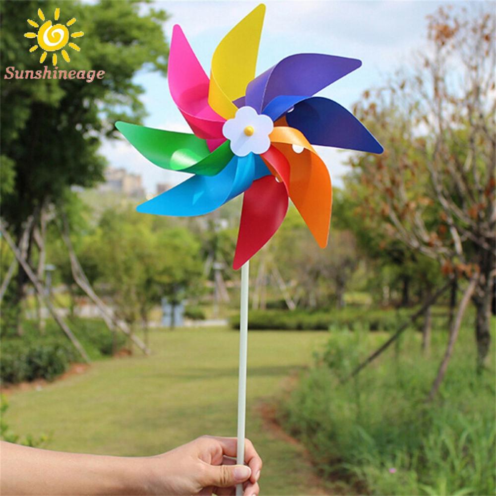 Chong Chóng Gió Nhiều Màu Trang Trí Sân Vườn