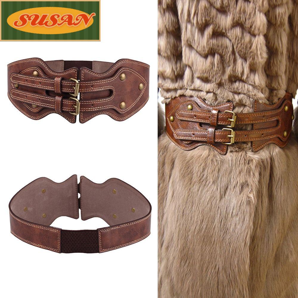 SUSANS Thắt Lưng Da Bản Rộng Thời Trang Sang Trọng Cho Nữ