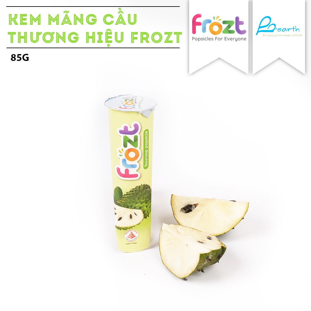 Kem Mãng Cầu Xiêm Thương Hiệu FROZT - FROZT Soursop Popsicle 85G