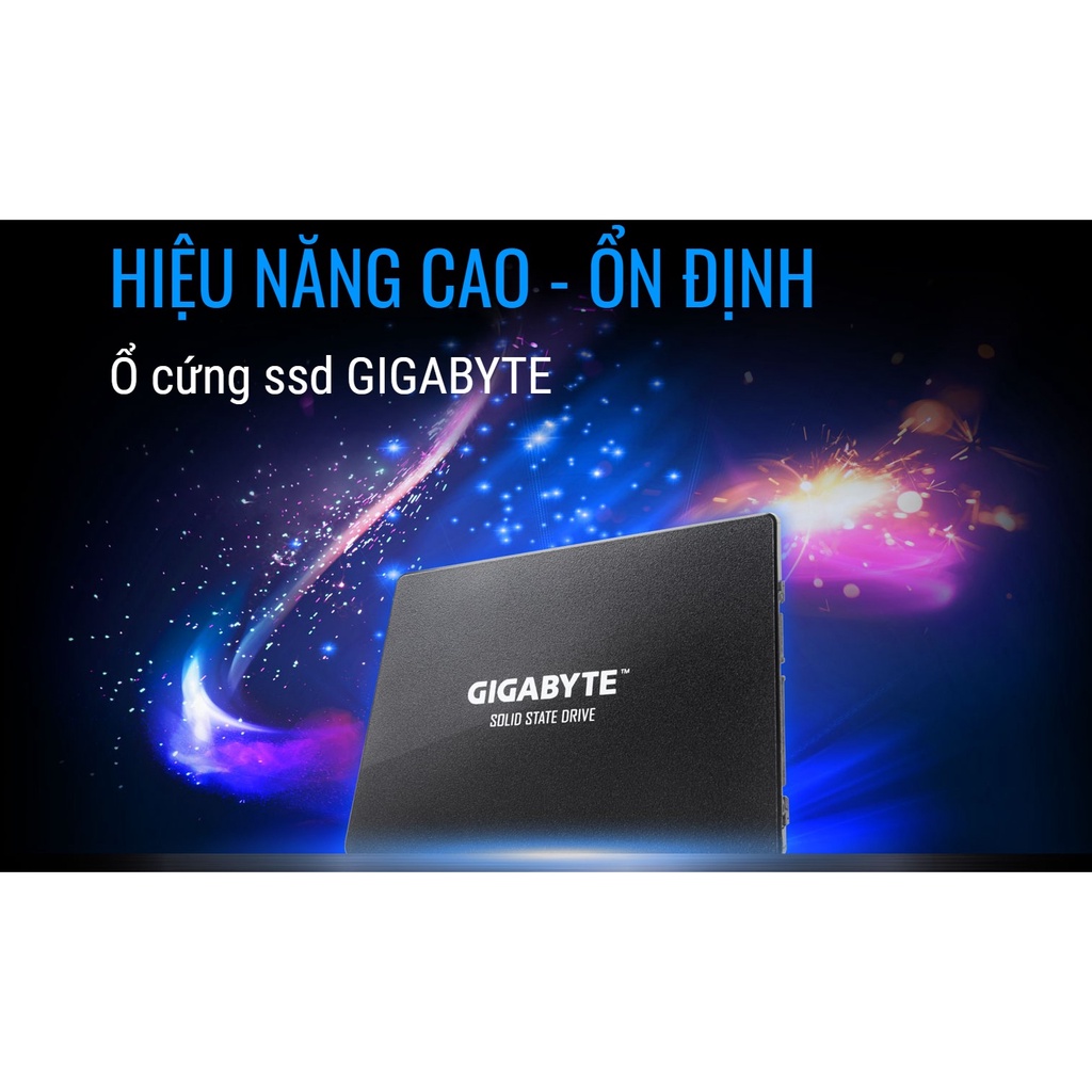 Ổ CỨNG SSD GIGABYTE 256GB SATA 2,5 INCH (ĐOC 520MB/S, GHI 500MB/S)