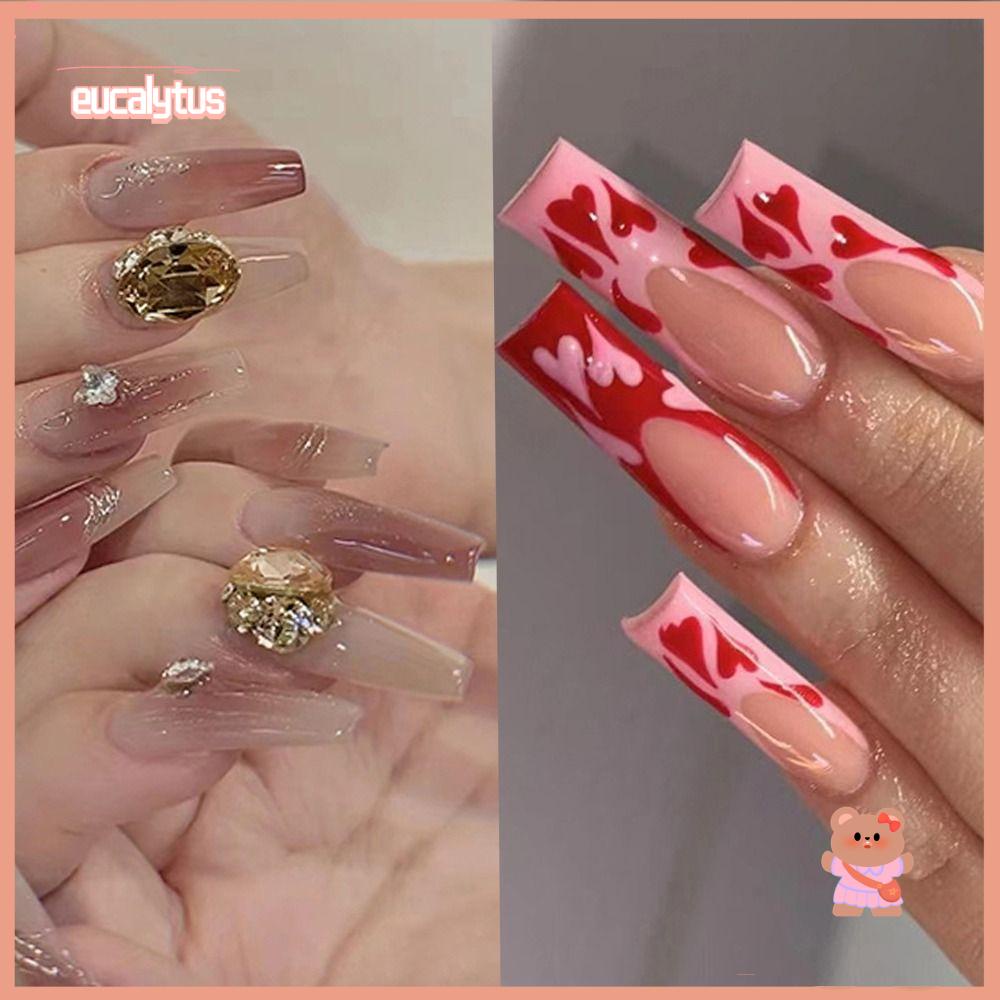 Bộ 24 Móng Tay Giả Che Phủ Toàn Diện Tháo Rời Được DIY