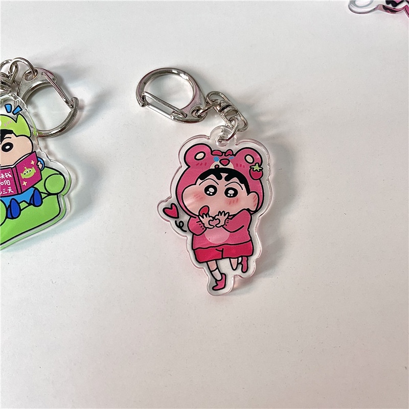 Móc Khóa Mềm Hình Cậu Bé Bút Chì Đáng Yêu