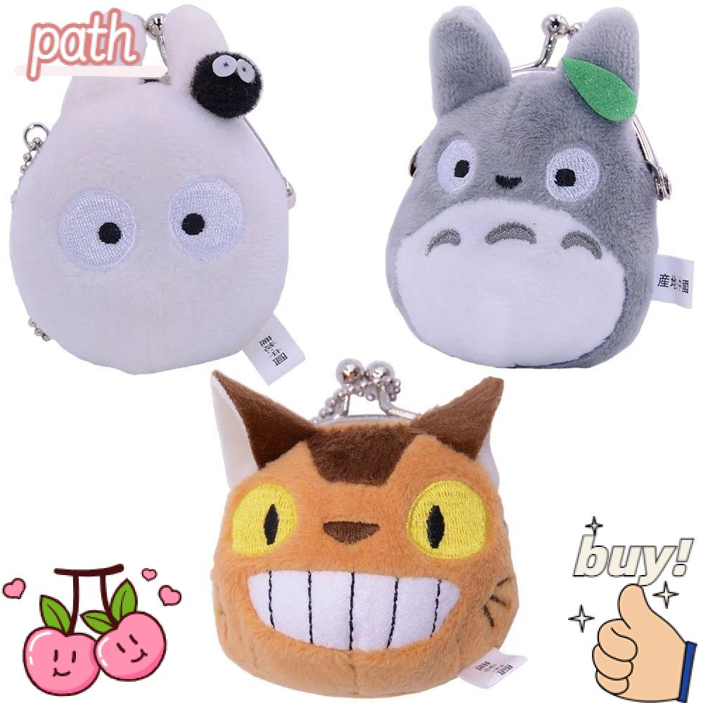 PATH Ví Đựng Tiền Xu Nhồi Bông Mềm Hình Totoro Đáng Yêu