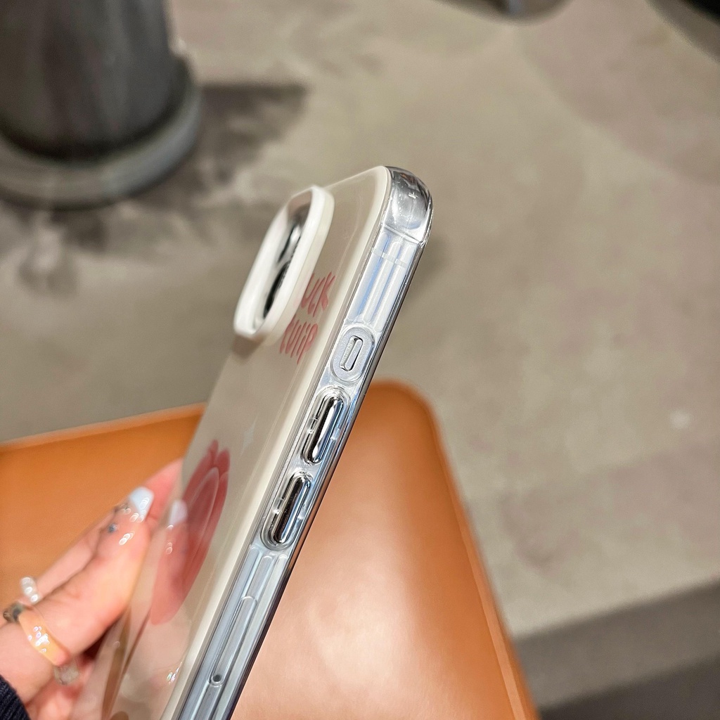 Ốp Điện Thoại Tpu Dẻo Trong Suốt Họa Tiết Hoa Tulip Đơn Giản Chống Sốc Cho iPhone 14 13 12 11 Pro Max