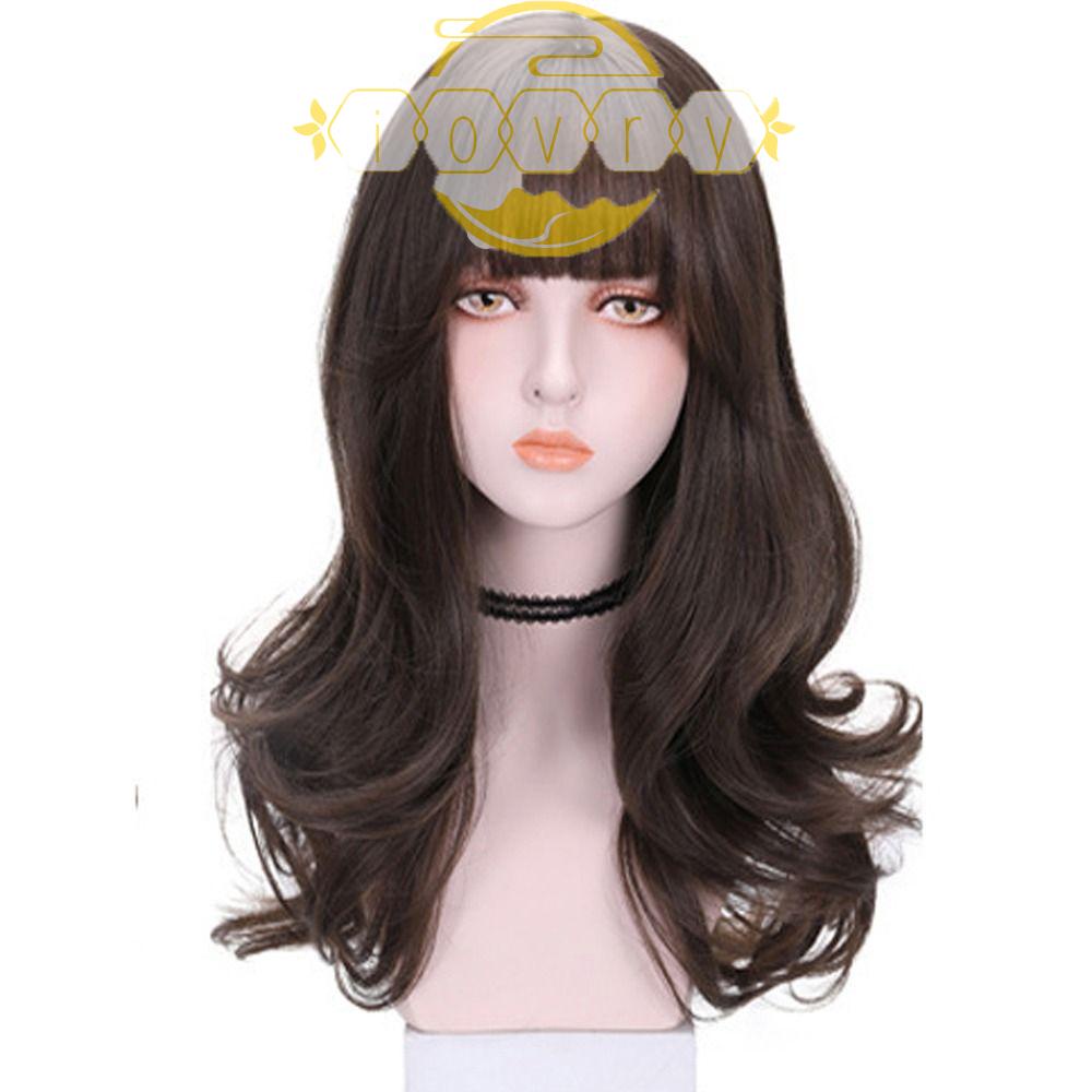 IVORY Tóc Giả Dài Gợn Sóng Bằng Sợi Tổng Hợp Cách Nhiệt Chất Lượng Cao