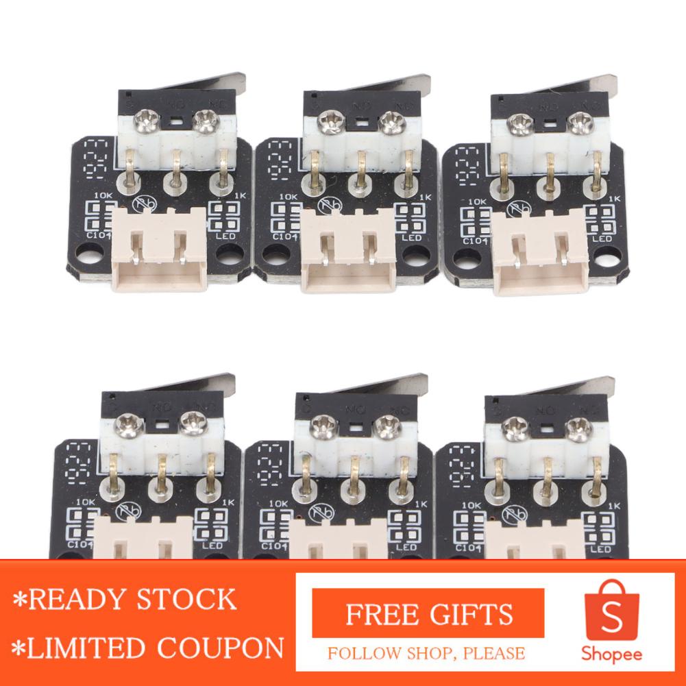 Alwaysonline 6Pcs Printer Limit Switches Switch 3Pin N/O N/C Control For 3D Accessory
