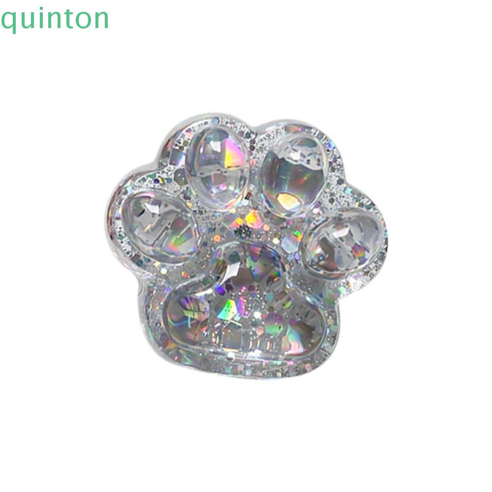 QUINTON Giá Đỡ Điện Thoại Hình Chân Mèo Hoạt Hình 3d Dễ Thương
