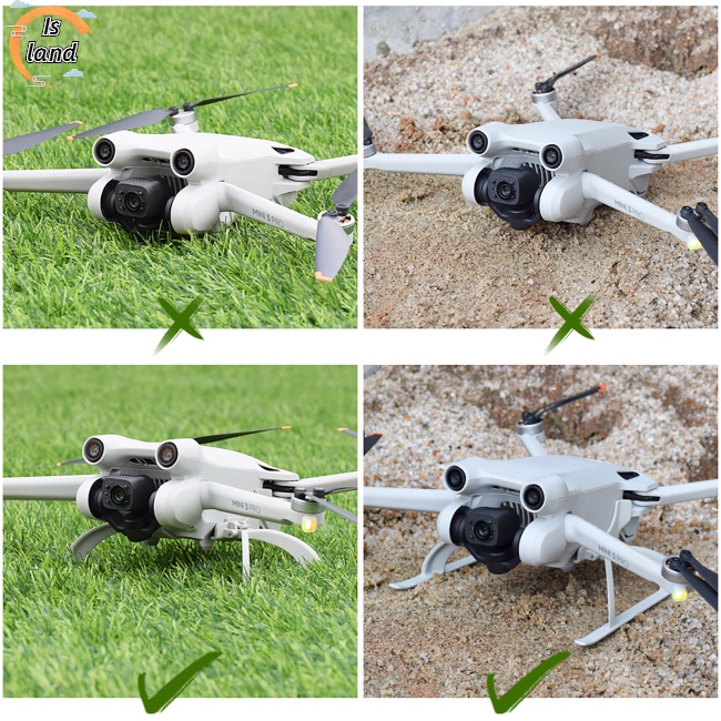 Khung Hạ Cánh Mở Rộng Bảo Vệ Chân Hạ Cánh Có Thể Gập Lại Cho Dji Mini