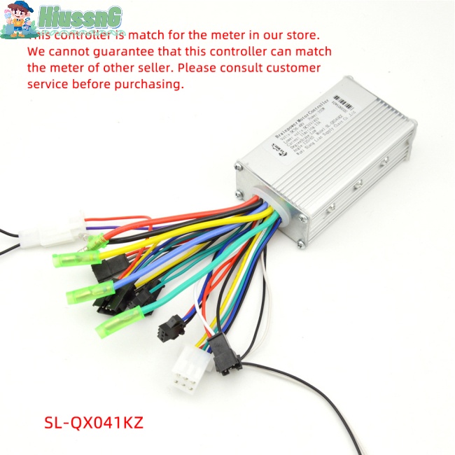 Bộ Điều Khiển Không Chổi Than HUS 250-350w 24-48v Lcd Cho Xe Đạp Điện