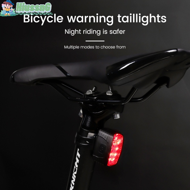 Bộ 2 Đèn Led Cảnh Báo Trọng Lượng Nhẹ Chống Thấm Nước Cho Xe Đạp Leo Núi