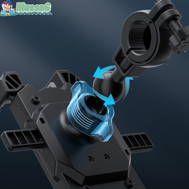 Giá Đỡ Điện Thoại Xoay 360 Độ Gắn Xe Đạp Chống Sốc / Trượt / Tiếng Ồn