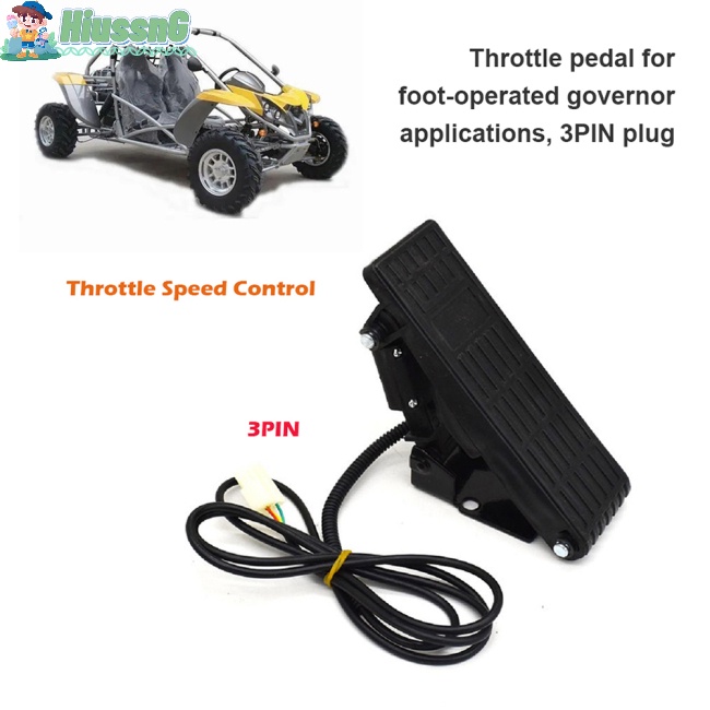 Bàn Đạp Gia Tốc 5v Dây Cáp 3 Chấu 1.5M Thay Thế Cho Xe Đạp Điện