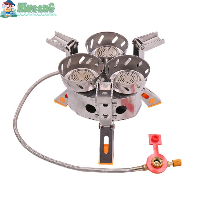 Bếp Gas 3 Đầu Công Suất Cao 9800w Kèm Hộp Đựng