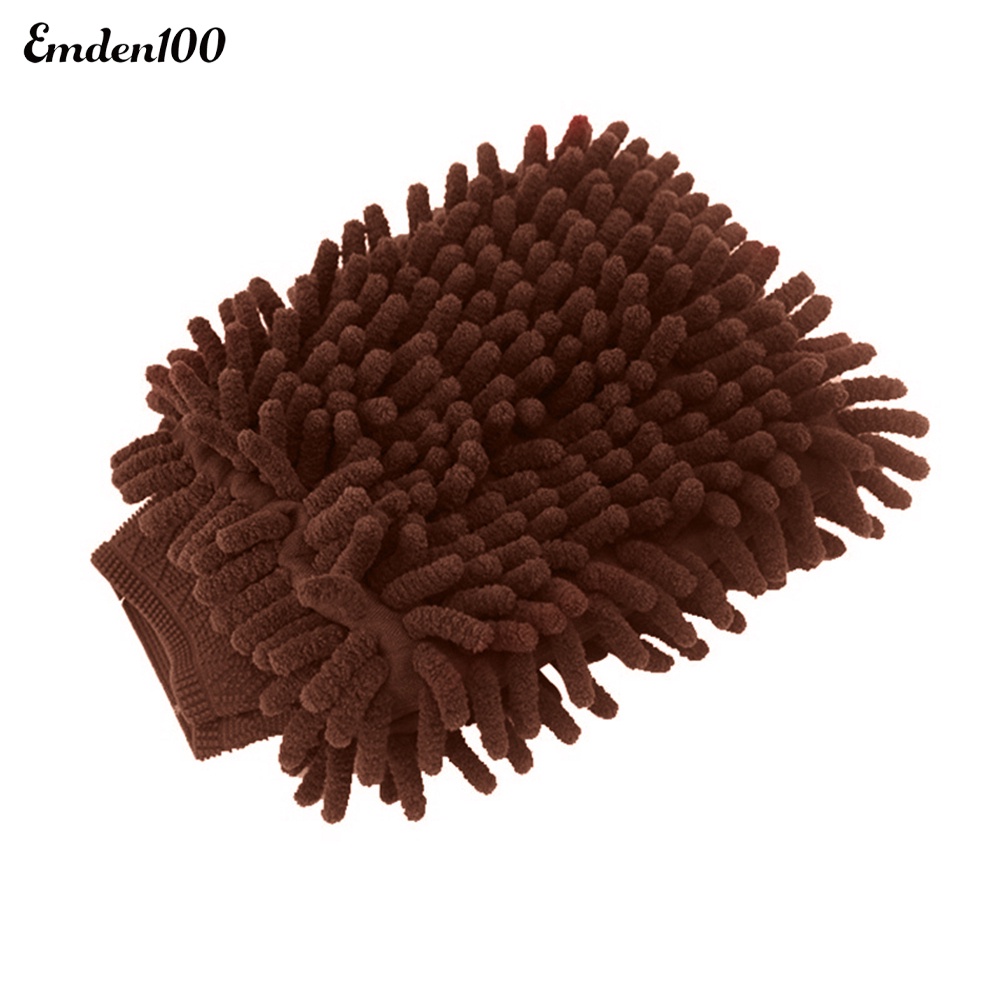 Găng Tay Lau Chùi Xe Hơi / Nhà Cửa Bằng Sợi Micro Mềm Mại Chống Trầy Xước Tiện