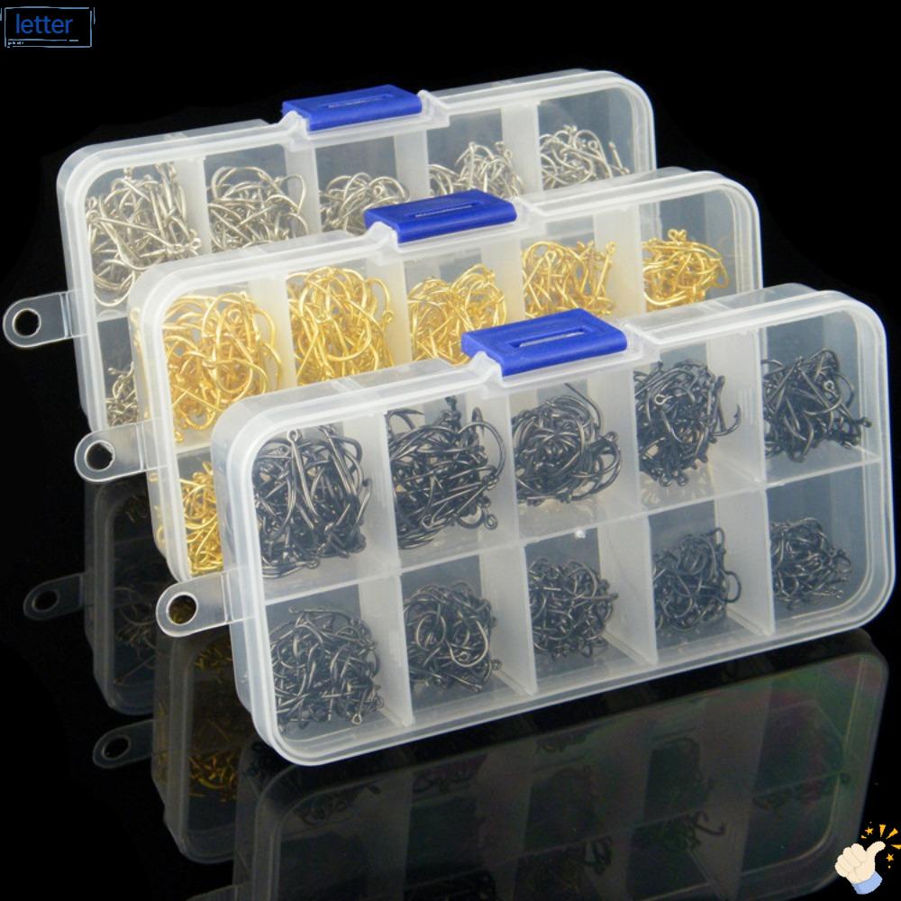 LET Bộ 500 / 500 Móc Câu Cá Chuyên Dụng Chất Lượng #3-#Bộ 12 Mồi Câu Cá Nước Ngọt Chất Lượng Cao