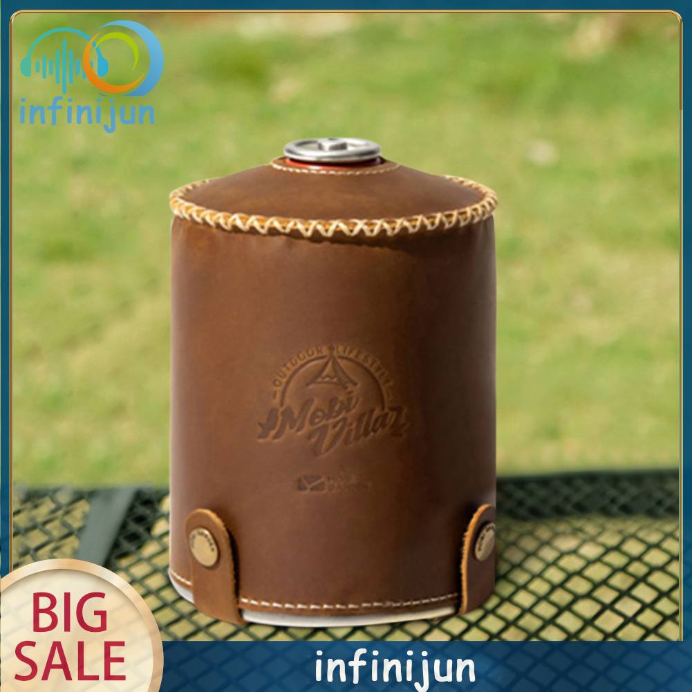 Vỏ Bọc Bình Gas Bằng Da Bò Bền Chống Bụi Cổ Điển Cho Hoạt Động Ngoài Trời