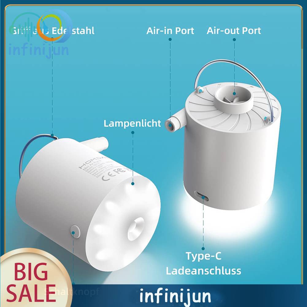 Ống Bơm Hút Chân Không Dùng Cắm Trại Tiện Dụng