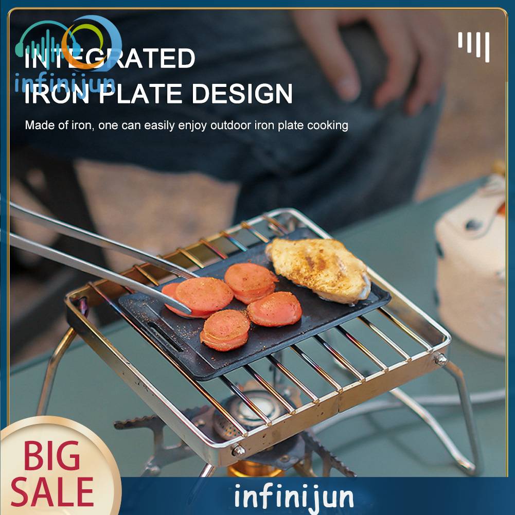 Chảo Nướng Bbq Tiện Lợi Cho Dã Ngoại 13x8.5cm