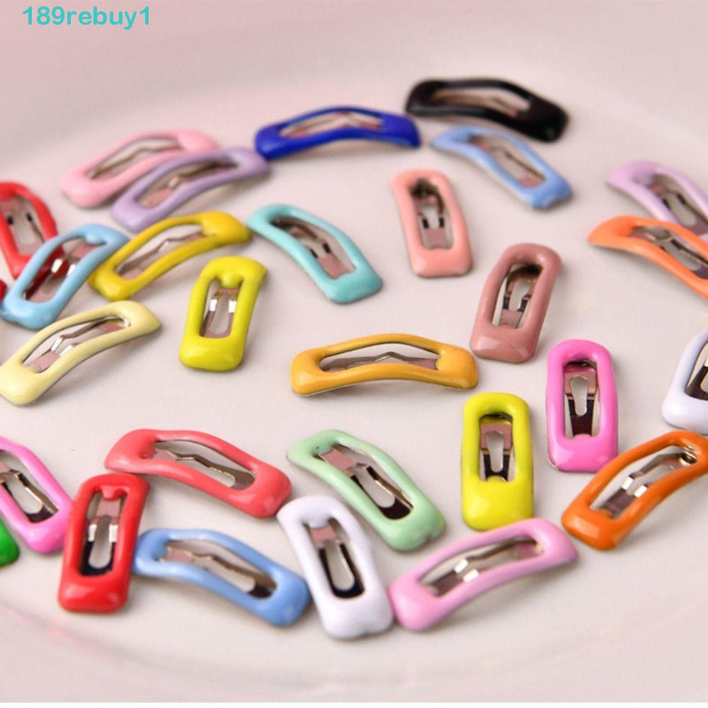 REBUY1 Set 10 Kẹp Phụ Kiện Cho Búp Bê Bjd 1 / 6 1 / 12 Ob11 2cm