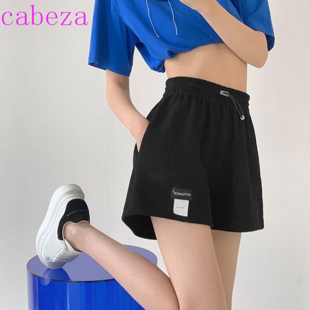 CABEZA Quần Short Ống Rộng Màu Sắc Thời Trang Mùa Hè Thoáng Khí Thoải Mái Cho Nữ