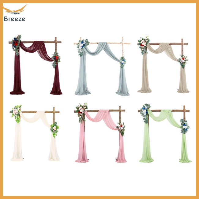 Rèm Treo Cửa Vải Tuyn Dùng Trang Trí Đám Cưới