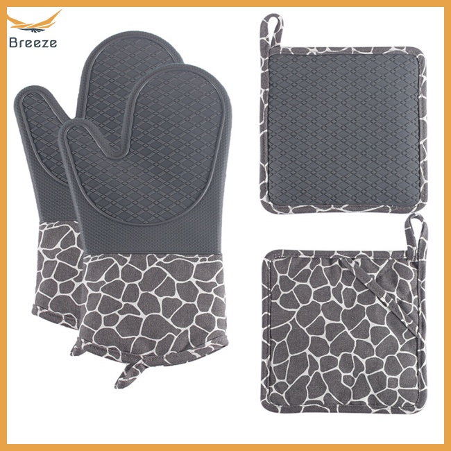 Găng Tay Silicone Cách Nhiệt Chống Trượt Đa Năng Tiện Dụng