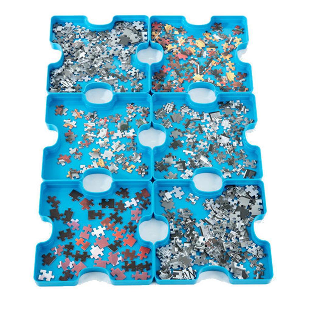 Khay Đựng Đồ Chơi Xếp Hình 6 Ngăn Tiện Lợi