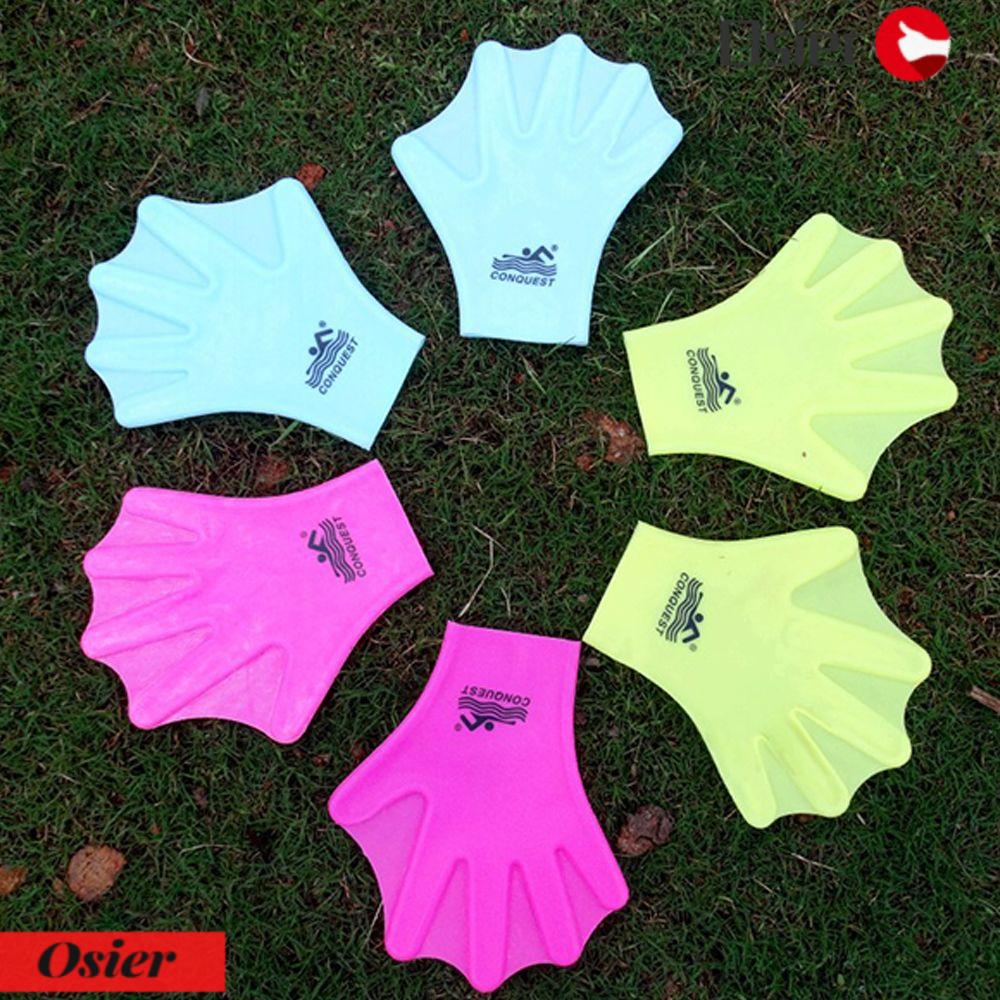 OSIER1 1 Đôi Găng Tay Bơi Lội Bằng Silicone An Toàn