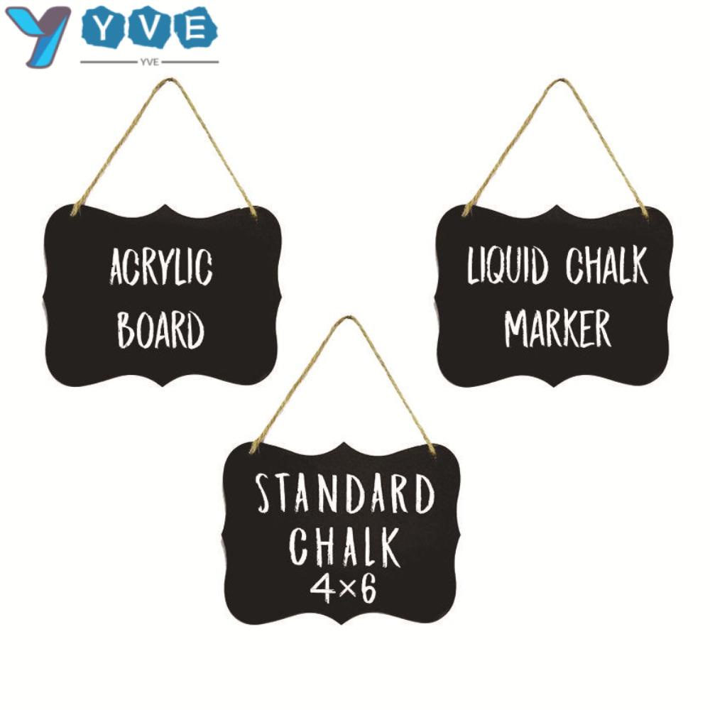 Yve Bảng Đen Mini Hai Mặt Có Thể Xóa Được Trang Trí Quán Bar Và Sự Kiện Đặc Biệt Cho Bảng Ghi Chú