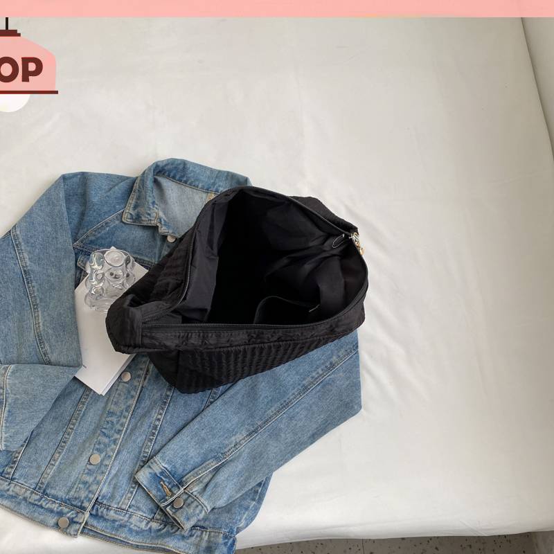 Túi Đeo Chéo Bằng Nylon Cỡ Lớn Thời Trang Nhật Bản Cho Học Sinh