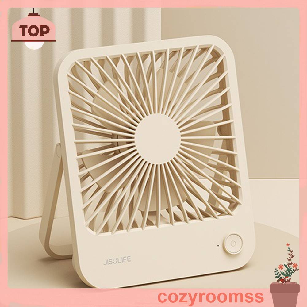 Quạt Làm Mát Để Bàn 4 Tốc Độ Yên Tĩnh 2000mAh / 4500mAh Có Thể Gập Lại